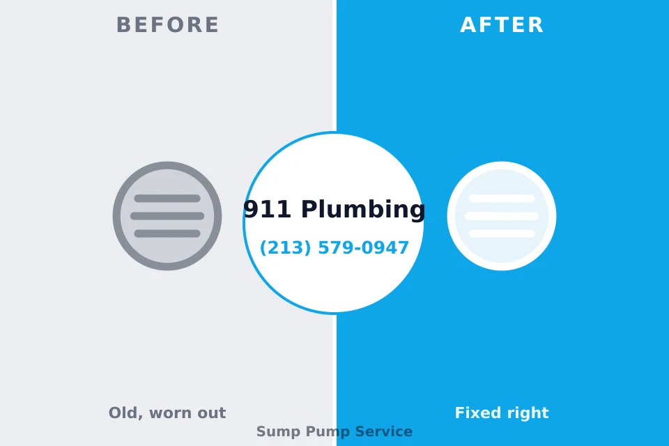 Before and after: plumbing repair Hoboken, GA